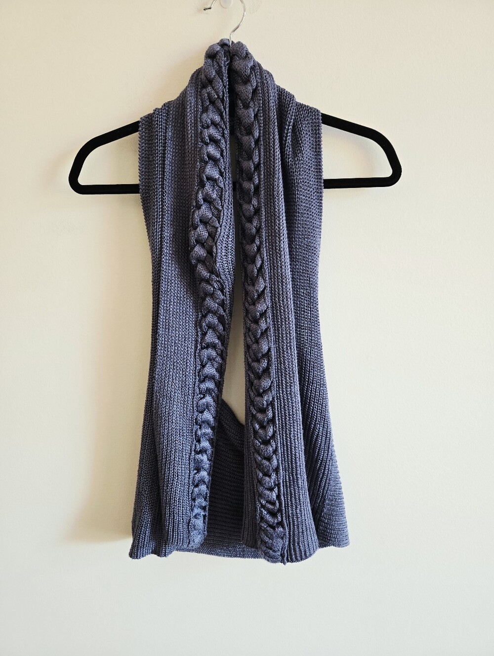 PEPA POMBO | S/M 3D Knit Halter Vest I blue